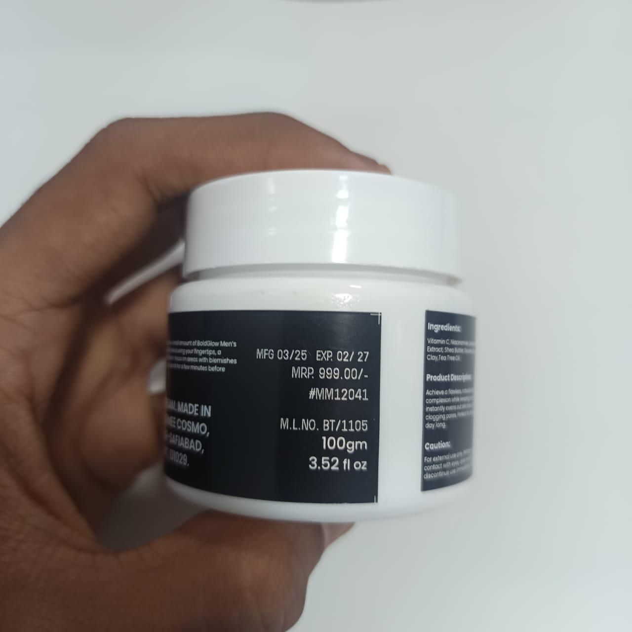 Man Mackup Cream 100gm Pack of 1