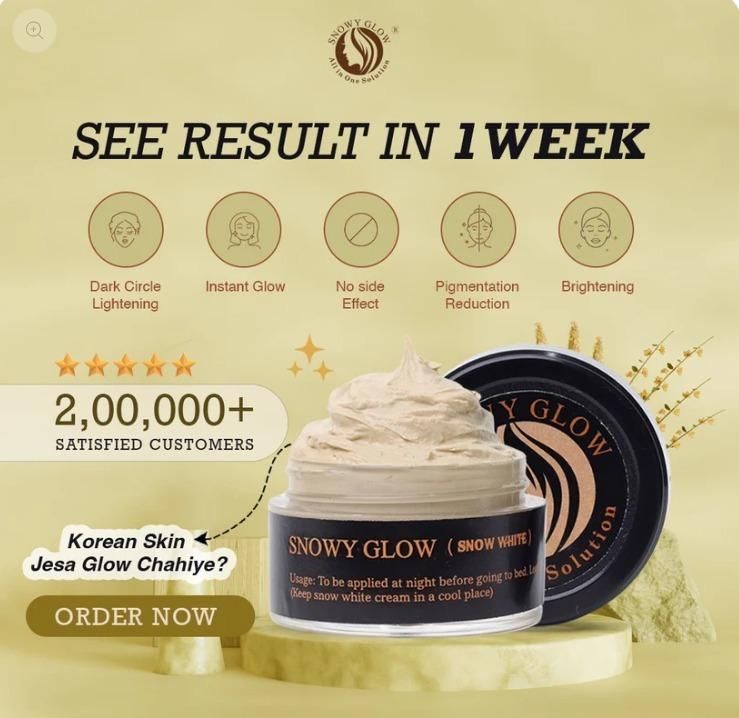 Snowy Glow face Cream 100ml